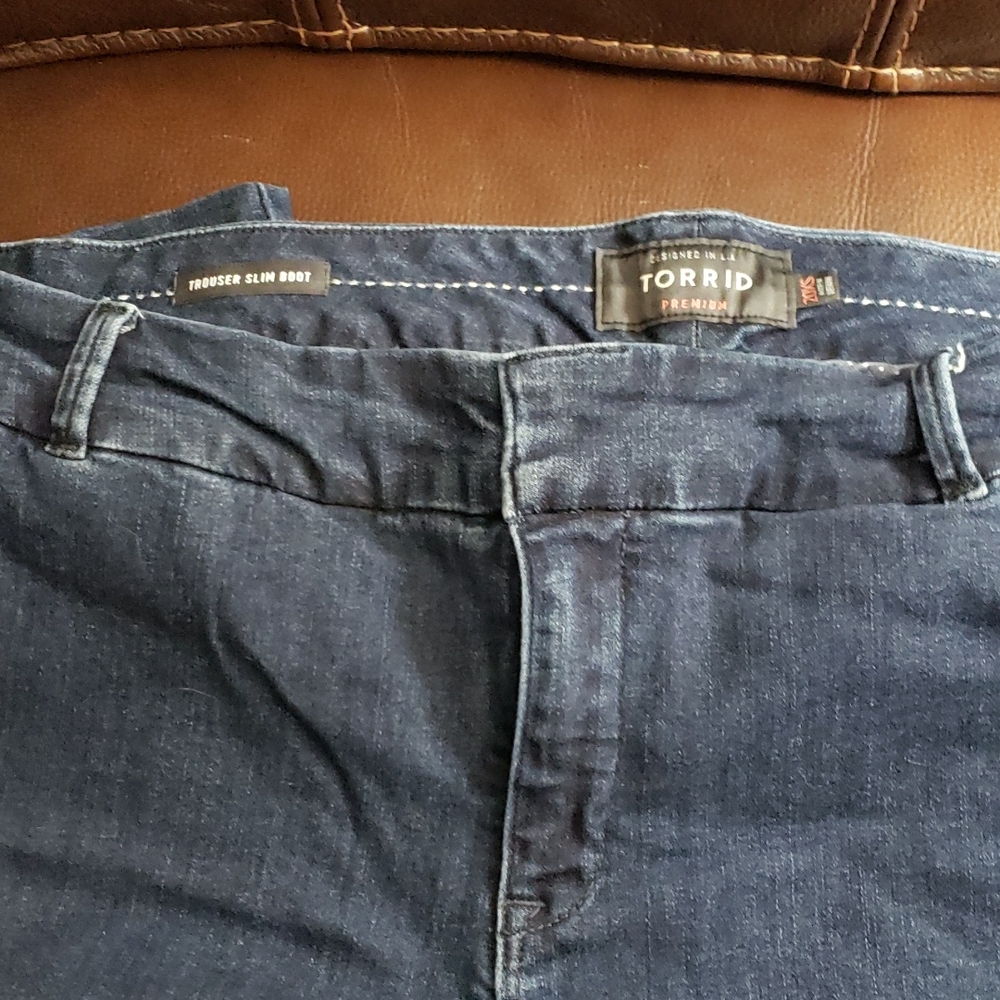 Torrid Trouser dark denim jeans 20 xs